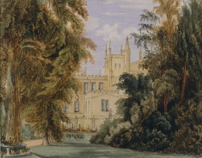 Der Gartenhof im New College, Oxford, 1877 von Joseph Mallord William Turner